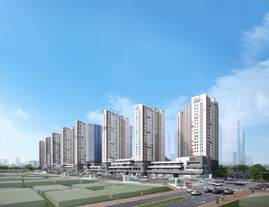 해링턴 스퀘어 신흥역 투시도